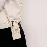 3D Bowknot Crossbody Card Holder Wallet Phone Case For Samsung