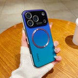 Gradient Magnetic Charging Shockproof Case for iPhone