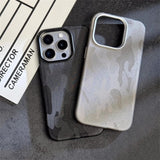 Premium Camouflage Leather Magnetic Shockproof Case for iPhone