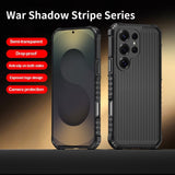 Premium Vertical Stripe Design Shockproof Phone Case for Samsung