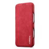 Leather Flip Card Slot Case For iPhone
