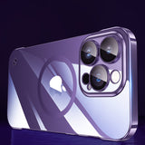 Luxury Plating Frameless Magnetic Case For iPhone