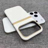 Corrugated Suitcase Magnetic Business Case for iPhone