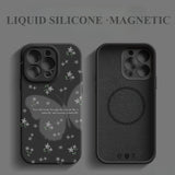 Butterfly Silicone Magnetic Phone Case For iPhone