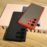 Shockproof Matte Transparent Phone Case for Samsung