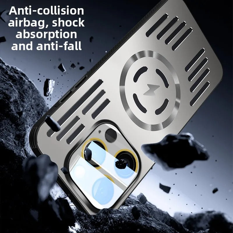 Magnetic Wireless Charging Heat Dissipation Case For iPhone