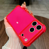 Fluorescent Transparent Shockproof Soft Case for iPhone