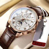 Swiss Brand Fashion Luxury Waterproof Luminous Quartz Wristwatch