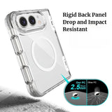 Clear Magnetic Shockproof Invisible Kickstand Case for iPhone Duo