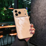 Colorful Feather Pattern Frosted Electroplated Phone Case for IPhone