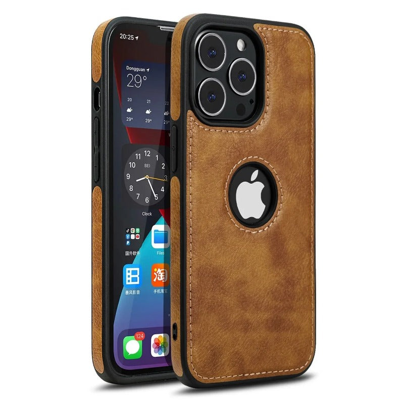 Ultra Thin Slim Leather Phone Case For iPhone