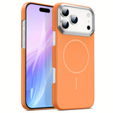 Magnetic Matte Hard PC with Wireless Charging Case for iPhone
