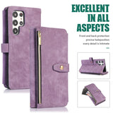Leather Crossbody Card Slot Wallet Case for Samsung