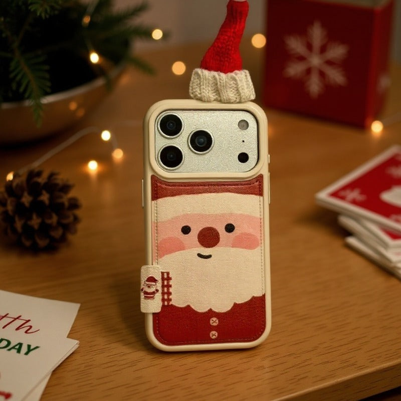 New Cute 3D Christmas Snowman Patchwork Design for IPhone