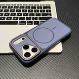 Color-blocking magnetic case for iPhone