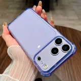 Fluorescent Transparent Shockproof Soft Case for iPhone