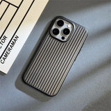 Slim Corrugated Matte Clear Case For iPhone