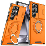Magnetic Bracket Slide Camera Protection Shockproof Case for Samsung