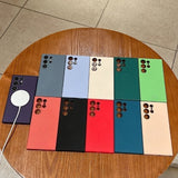 Liquid Silicone TPU Magnetic Shockproof Soft Case for Samsung