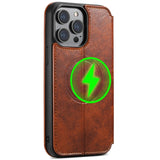 Leather Flip Cover Wallet Card Holder Magnetic Phone Case for iPhone
