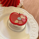 Red Apple Stand Magnetic Case for iPhone