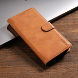 Business Leather Flip Card Wallet Case for Samsung