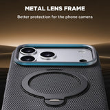 Leather Magnetic Charging Rotatable Kickstand Case for iPhone