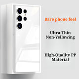 Premium Matte Ultra-Thin Non-Yellowing Phone Case for Samsung