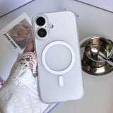 Matte Magnetic Hard PC Case for iPhone