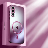 Gradient Color Magnetic Heat Dissipation Shockproof Case For Samsung