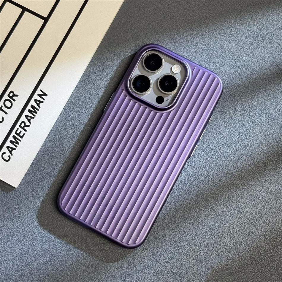 Slim Corrugated Matte Clear Case For iPhone