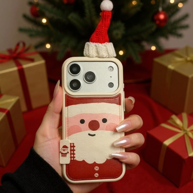 New Cute 3D Christmas Snowman Patchwork Design for IPhone