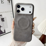 Vintage Leather Matte Magnetic Case for iPhone