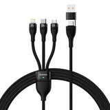 100W 3 in 2 USB Type-C Charging Cable