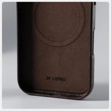 Business Retro Leather Magnetic Case For iPhone