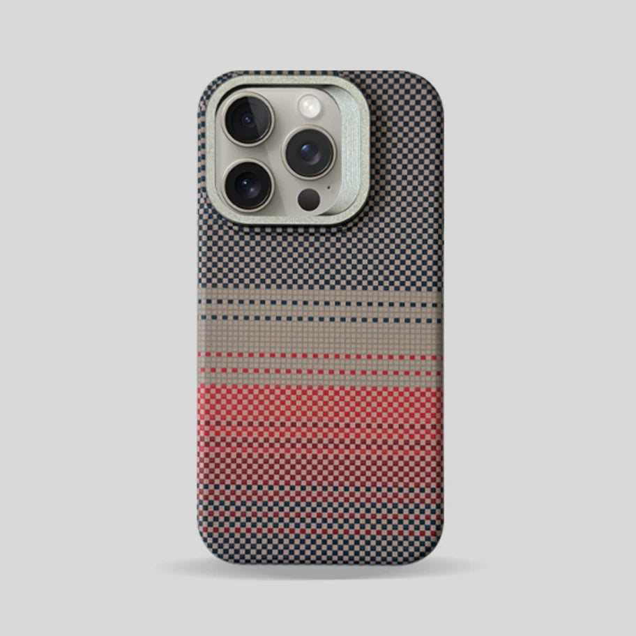 Camera Metal Holder Carbon Fiber Magnetic Case For iPhone