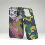 Magnetic Camouflage Graffiti Phone Case For iPhone