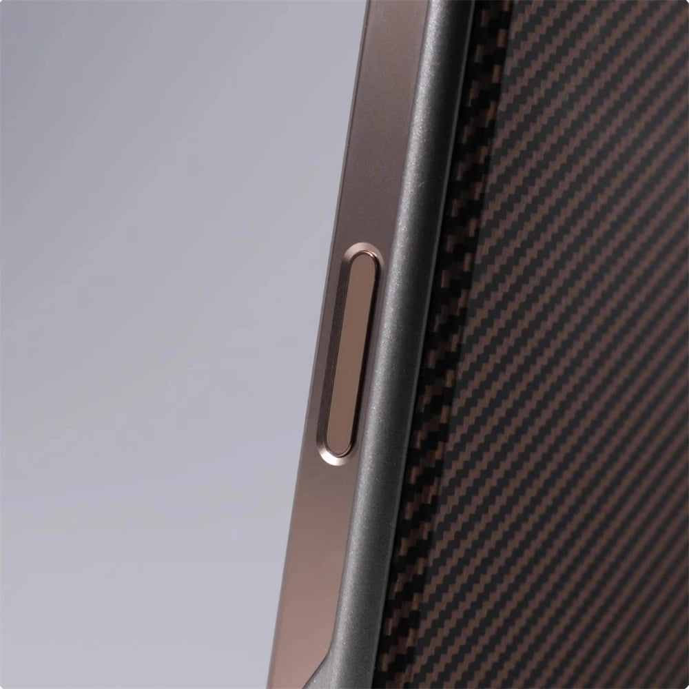 Carbon Fiber Pattern Frameless Magnetic Case for iPhone