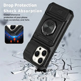 Anti-fall Shockproof Armor Case for iPhone Ring Stand Case For iPhone