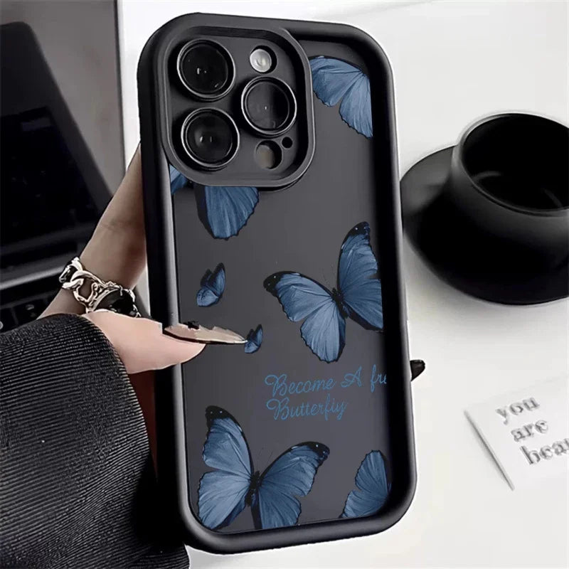 Butterfly Silicone Phone Case for iPhone