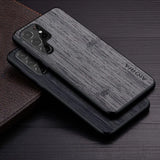 bamboo wood pattern Leather Case for Samsung