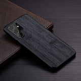 bamboo wood pattern Leather Case for Samsung