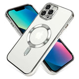 Clear Plating  Magnetic Case For iphone