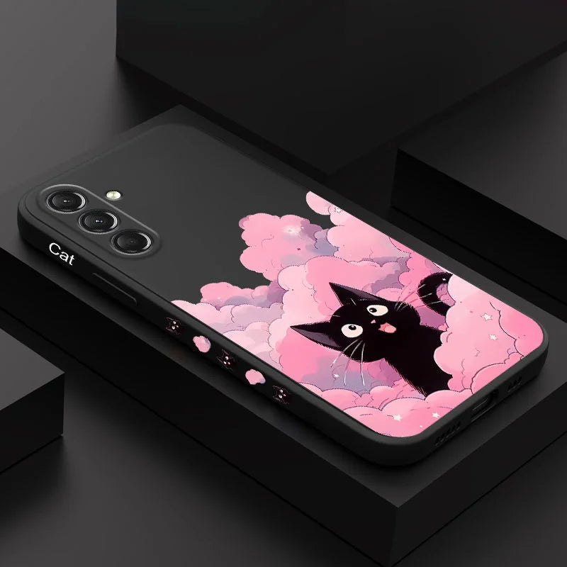 Cloud Cat Phone Case For Samsung
