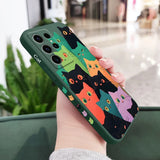 Colorful Cat Phone Case For Samsung Galaxy