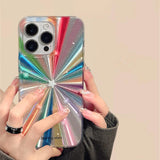 Colorful Rainbow Stars Glitter Phone Case For iPhone