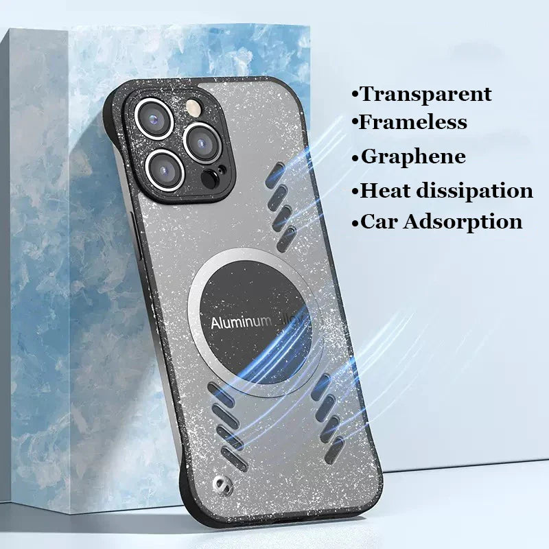 Cooling Transparent PC Case For iPhone