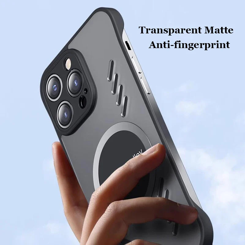 Cooling Transparent PC Case For iPhone