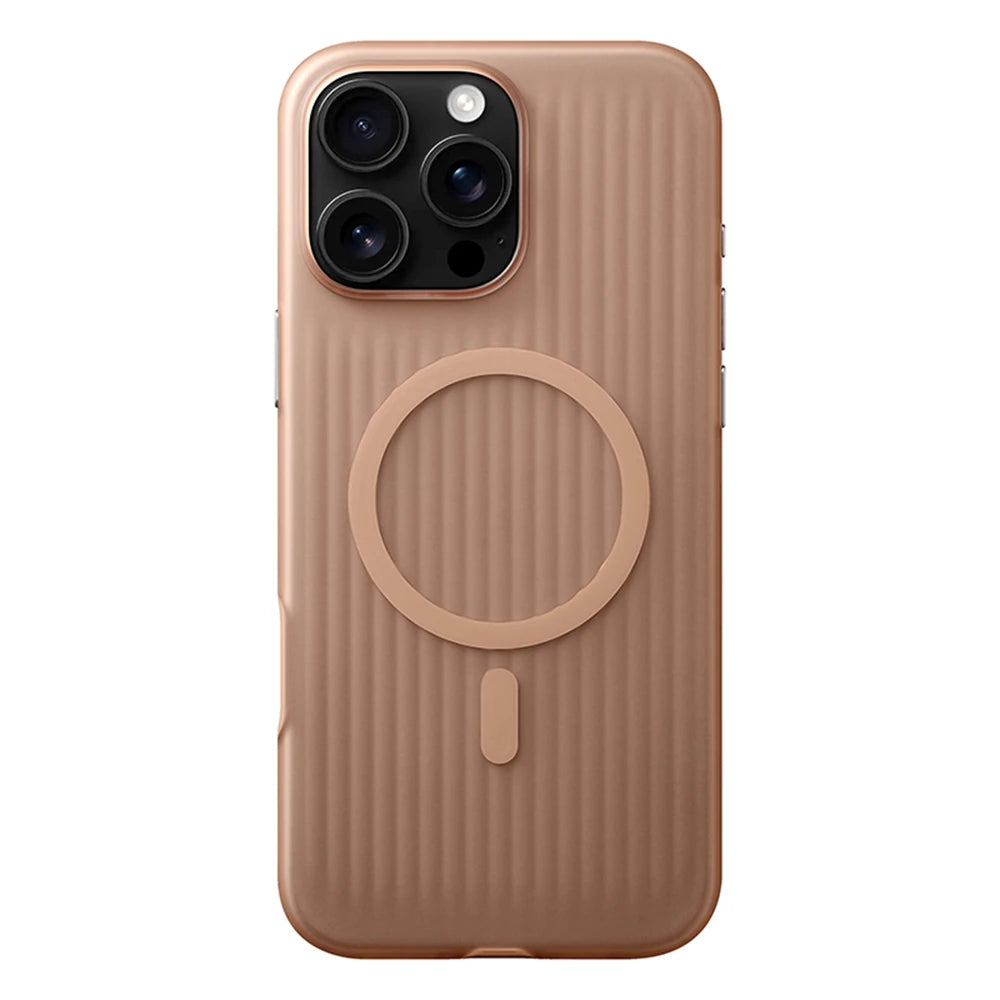 Corrugated Pattern Matte Magnetic Case For iPhone