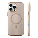 Corrugated Pattern Non-slip Magnetic Matte Case For iPhone